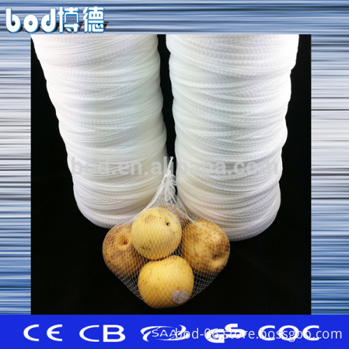 white extruded mesh with clips for toys